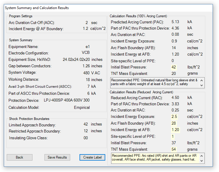 arc flash software empirical model final